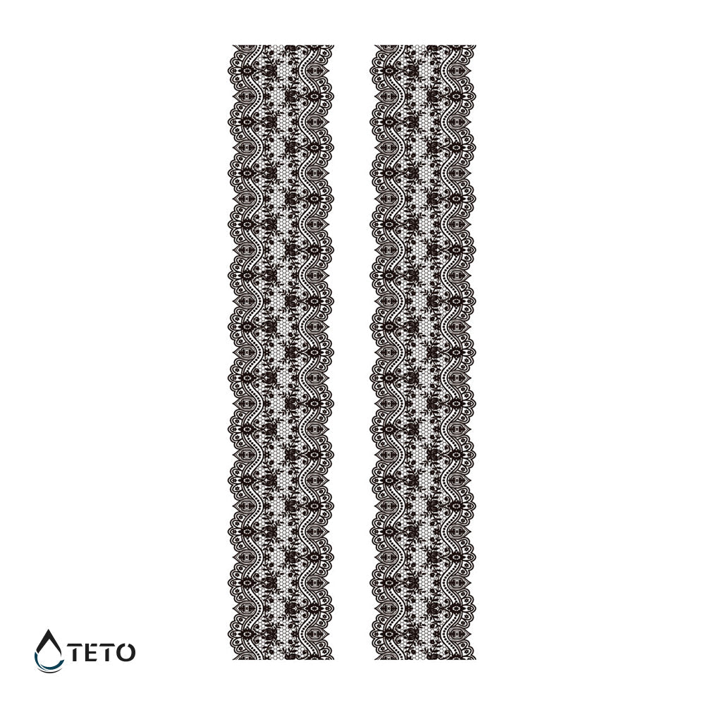 Liguero de encaje – set - Tipo G - TETO - Tatuajes Temporales