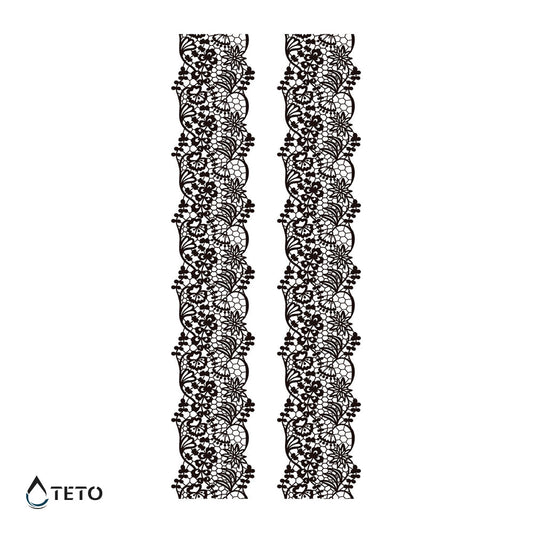 Liguero de encaje – set - Tipo H - TETO - Tatuajes Temporales