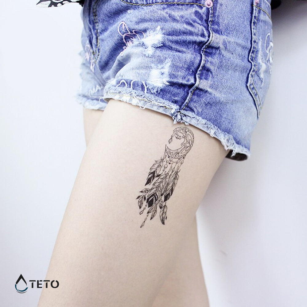 Atrapasueños minimalista - TETO - Tatuajes Temporales