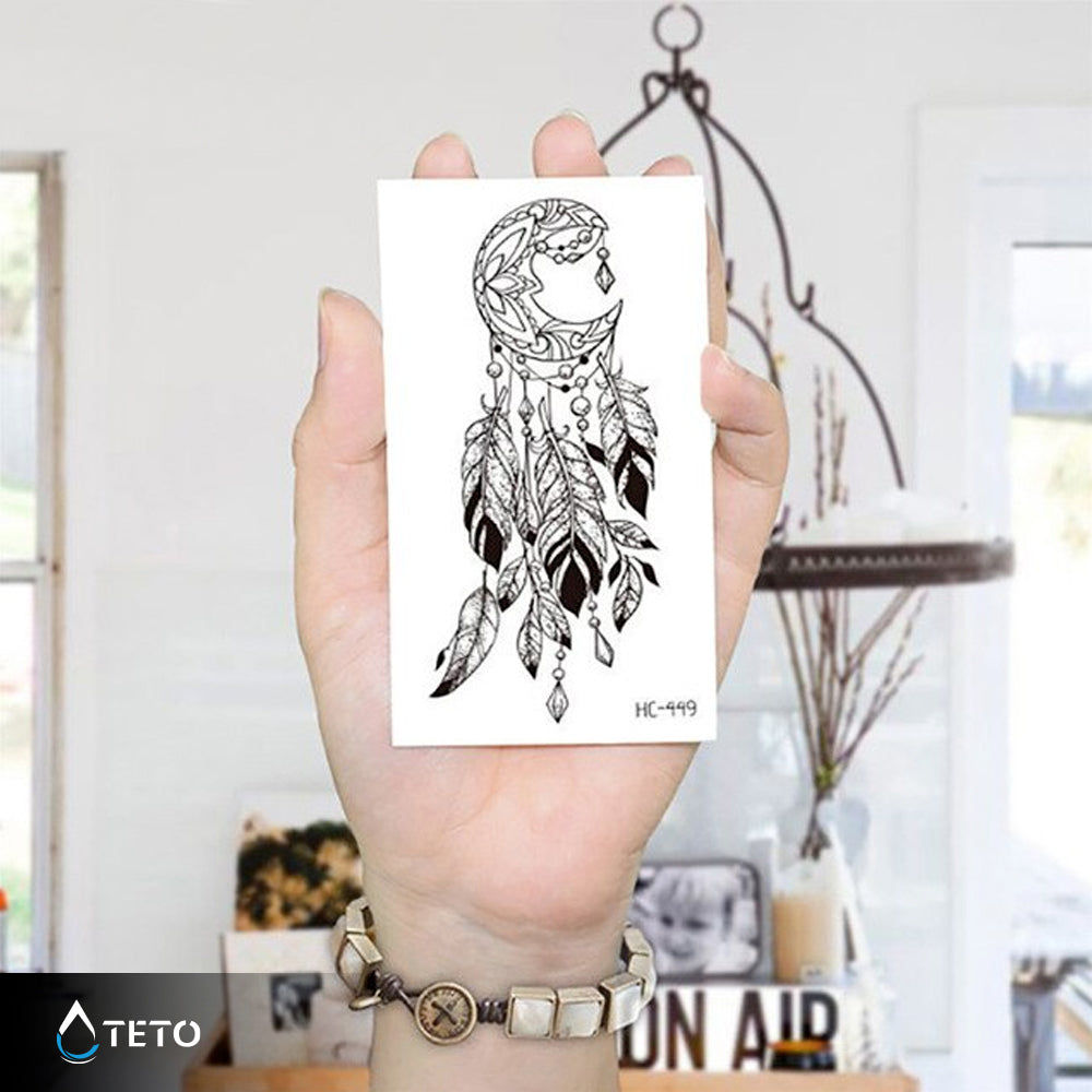 Atrapasueños minimalista - TETO - Tatuajes Temporales