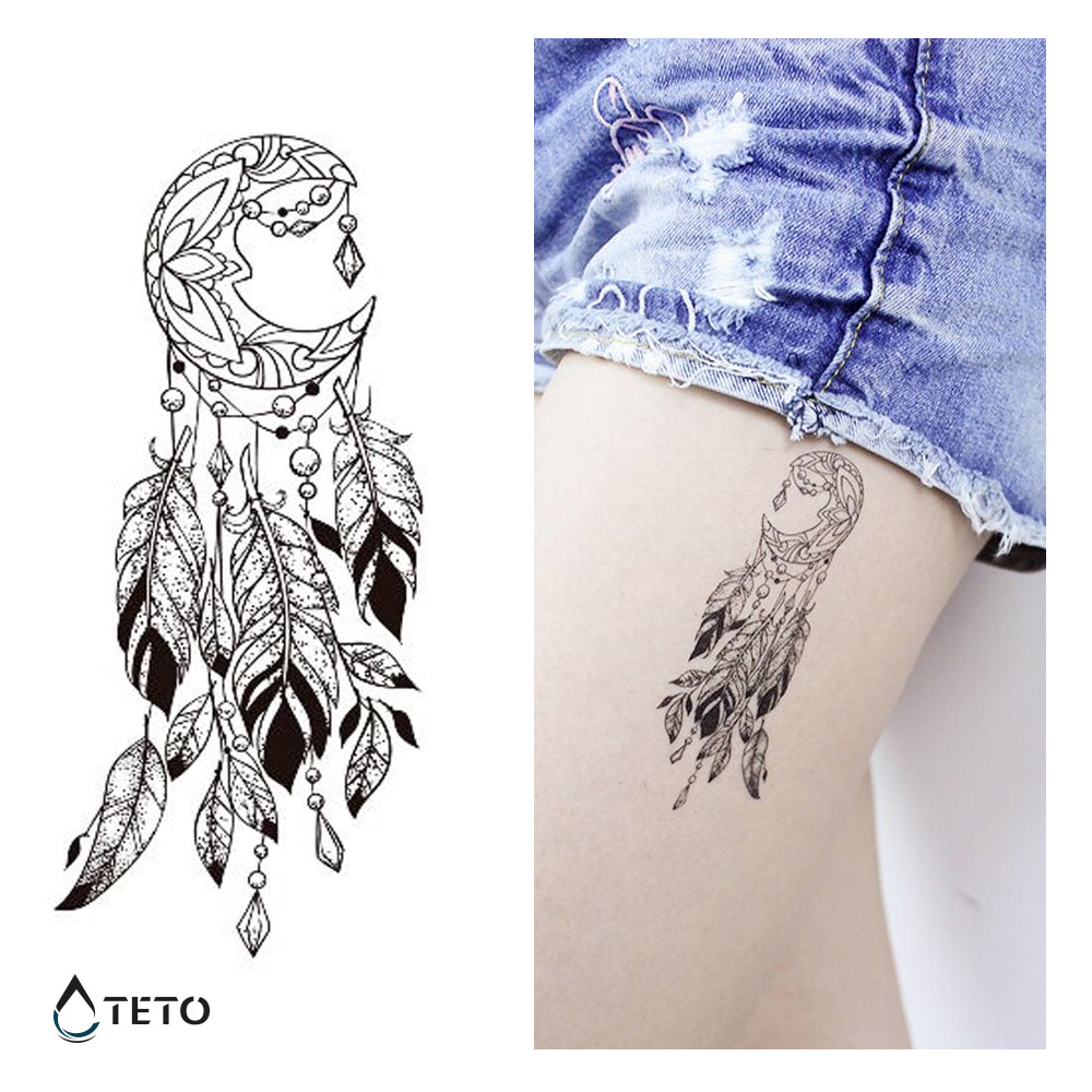 Atrapasueños minimalista - TETO - Tatuajes Temporales