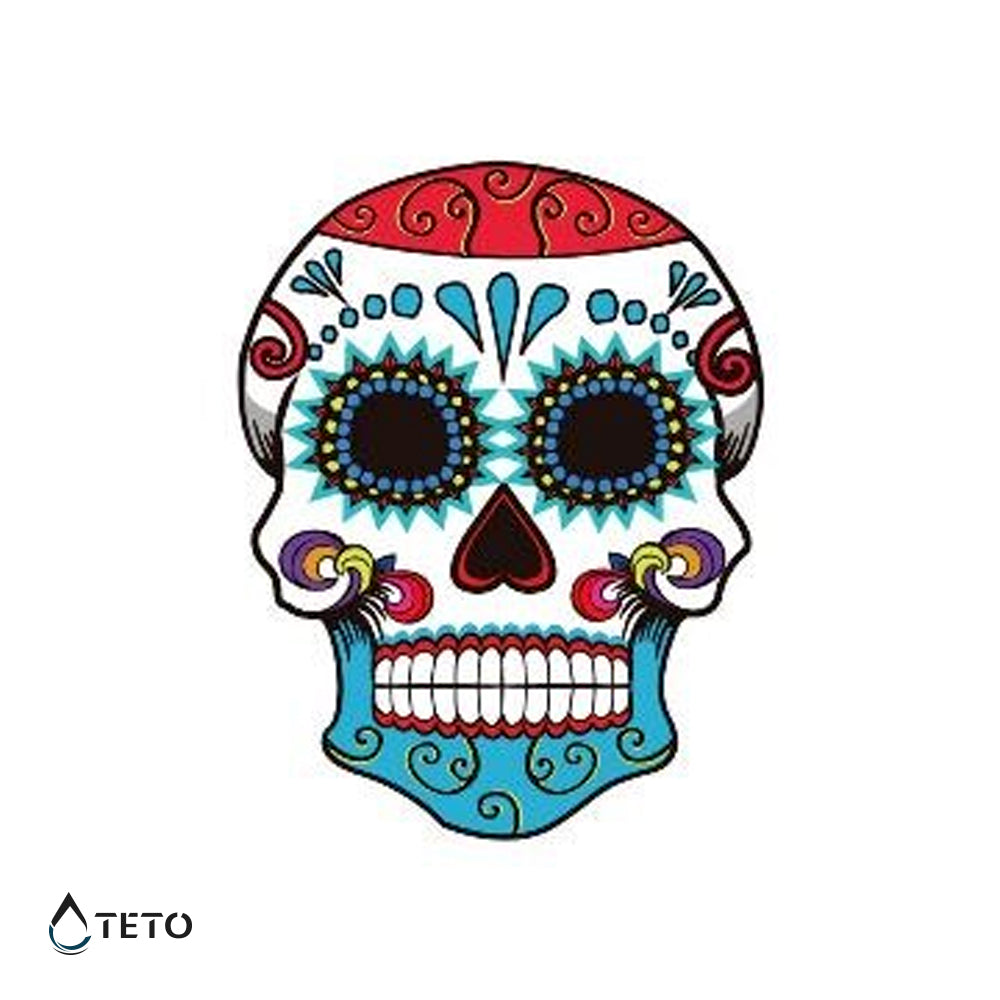 Cráneo mexicano - TETO - Tatuajes Temporales