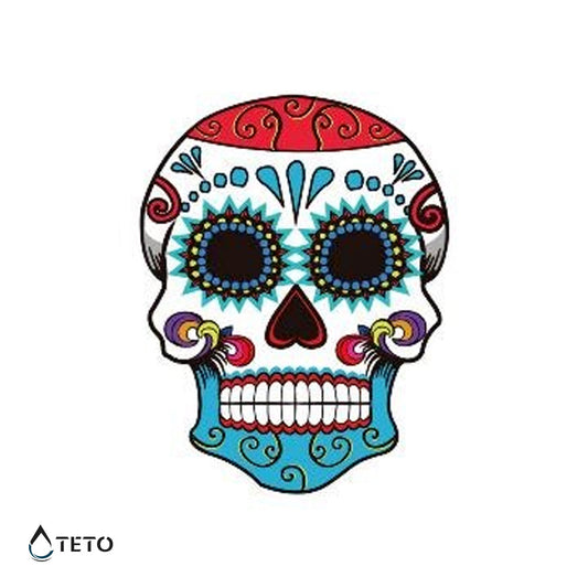 Cráneo mexicano - TETO - Tatuajes Temporales
