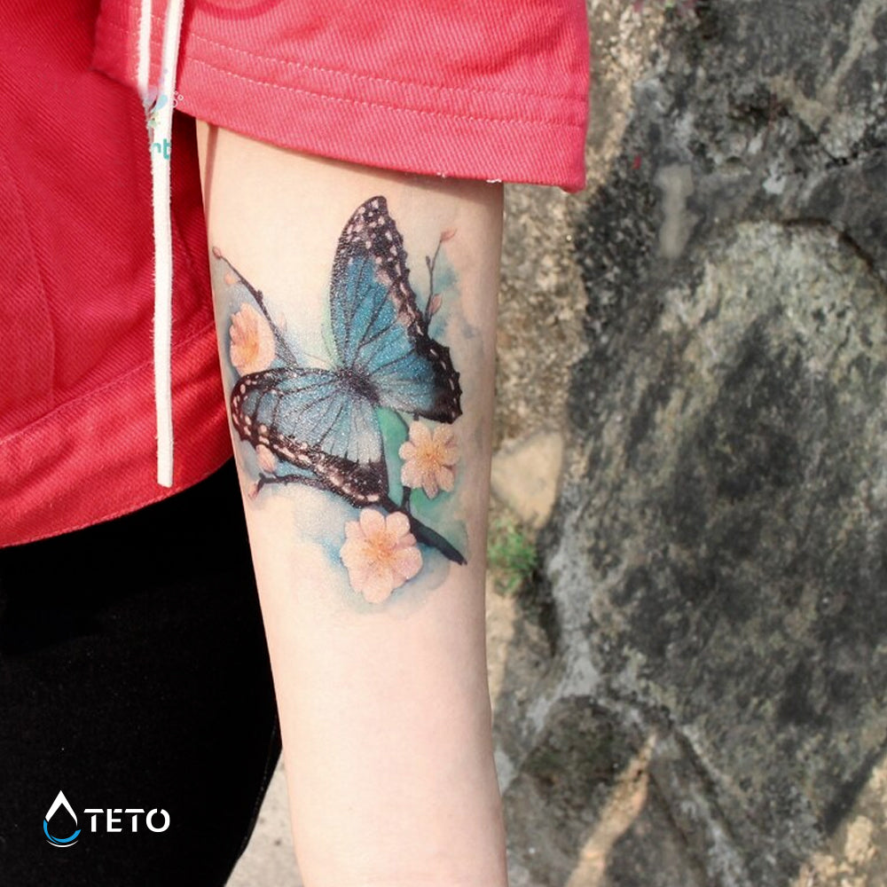 Mariposa – Escarchados - TETO - Tatuajes Temporales