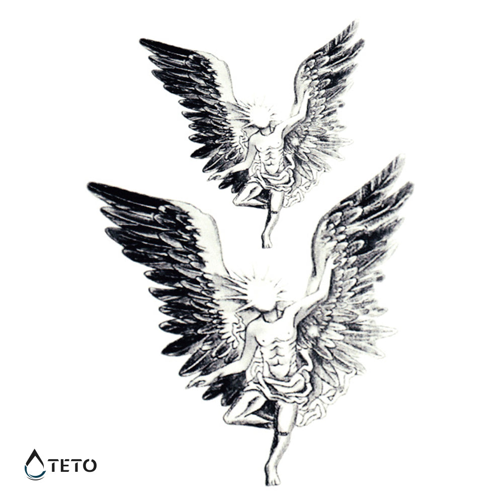 Ángeles - set - TETO - Tatuajes Temporales