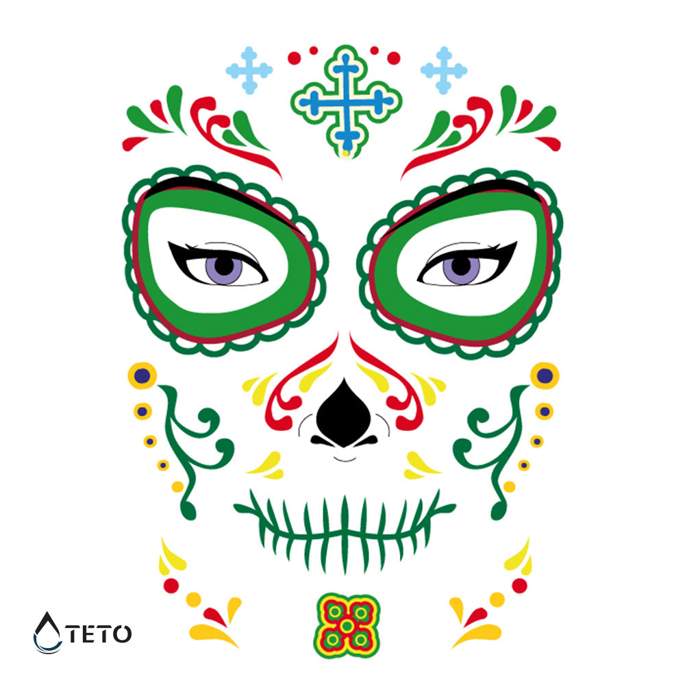 Rostro – Tipo A - TETO - Tatuajes Temporales