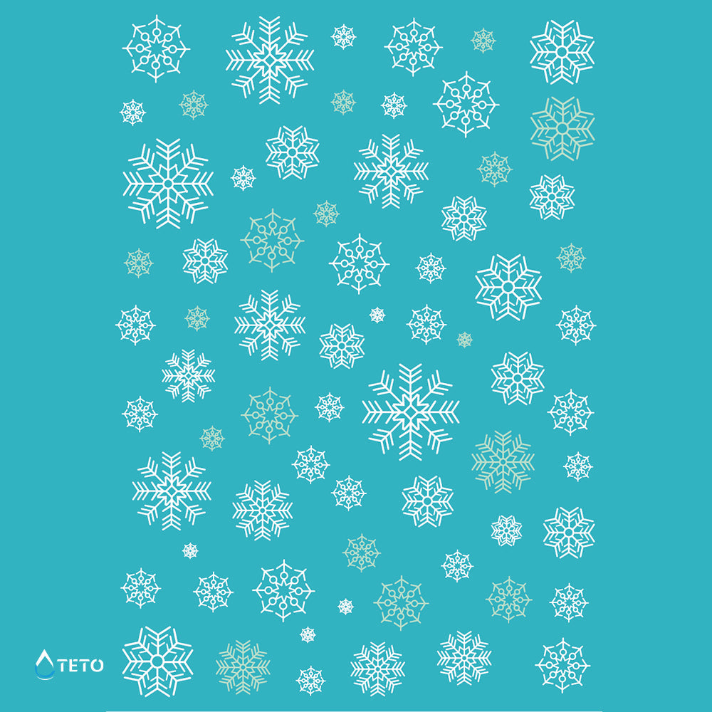 Copos de nieve – set - TETO - Tatuajes Temporales