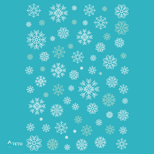 Copos de nieve – set - TETO - Tatuajes Temporales