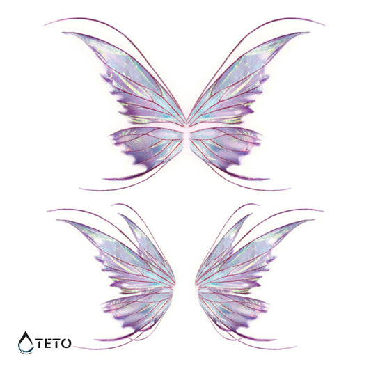 Mariposas – Escarchados - set - TETO - Tatuajes Temporales