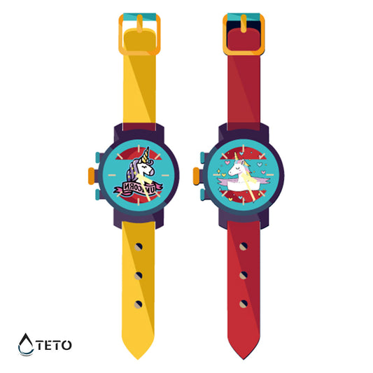 Reloj unicornio - set - TETO - Tatuajes Temporales