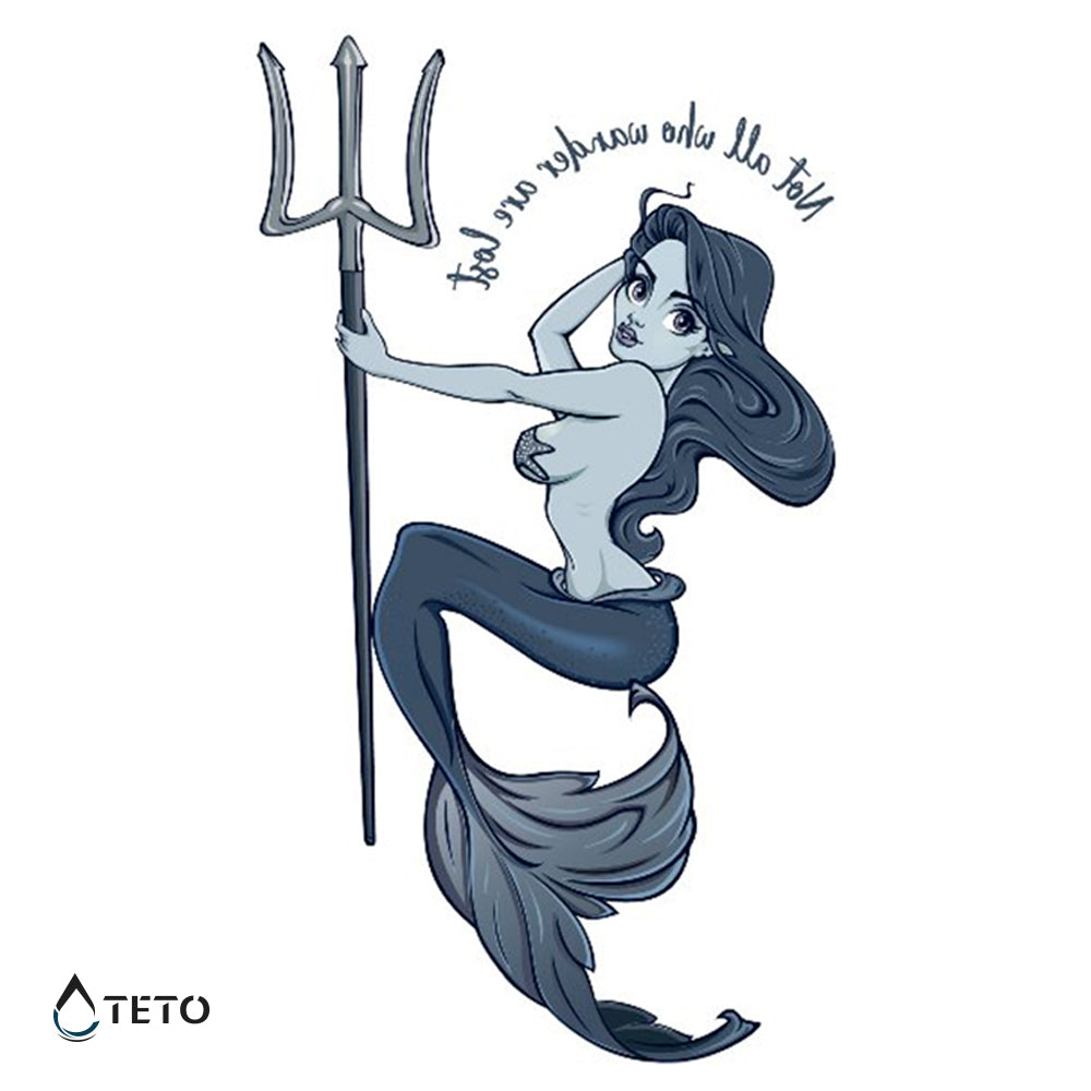 No todos los que caminan sin rumbo están perdidos - Tatuajes Temporales TETO