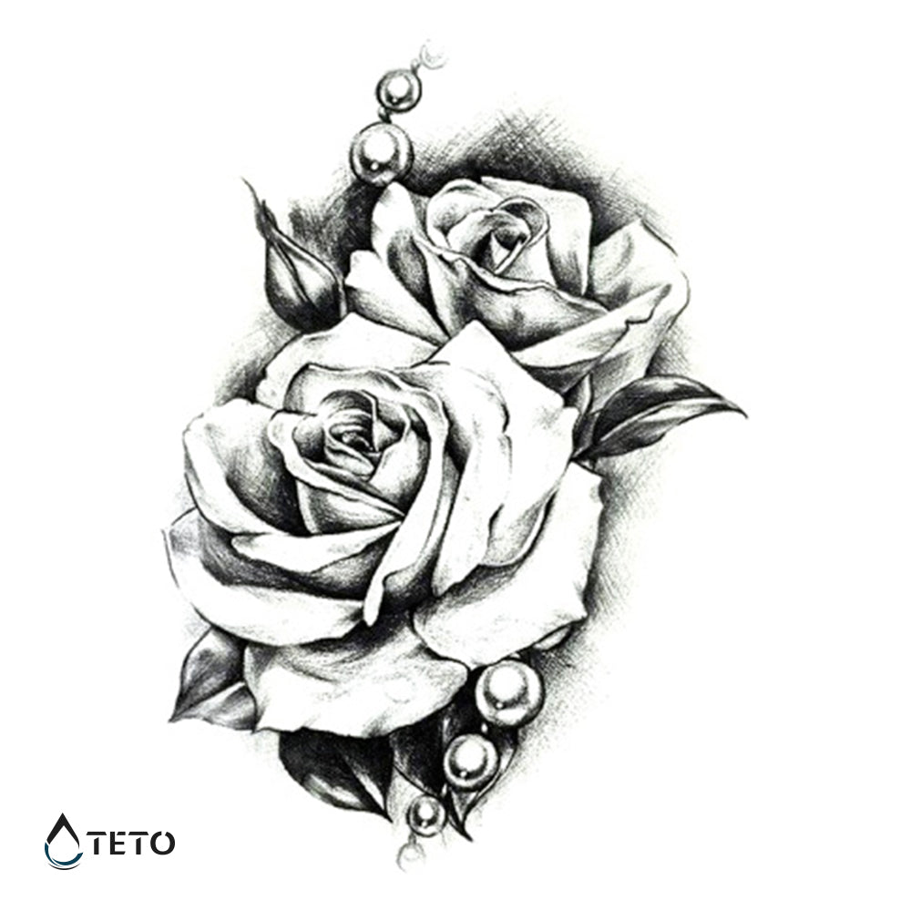 Flores - Tatuajes Temporales TETO