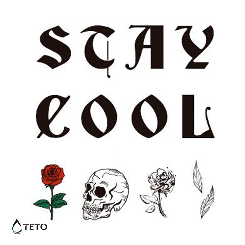 Mantente cool – set - TETO - Tatuajes Temporales