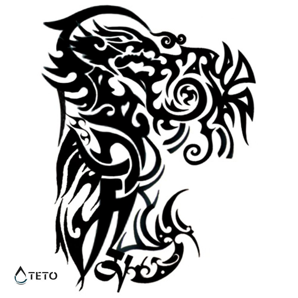 Tribal poderoso - TETO - Tatuajes Temporales