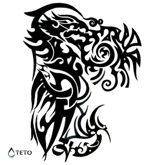 Tribal poderoso - TETO - Tatuajes Temporales