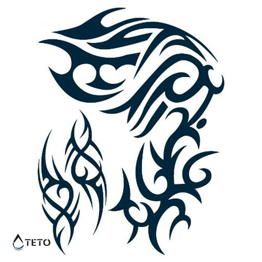 Tribal – Tipo E - TETO - Tatuajes Temporales