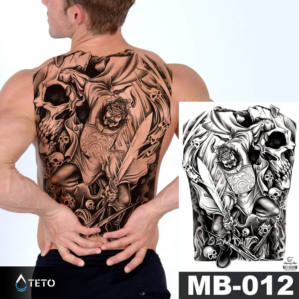 Guerrero chino - TETO - Tatuajes Temporales