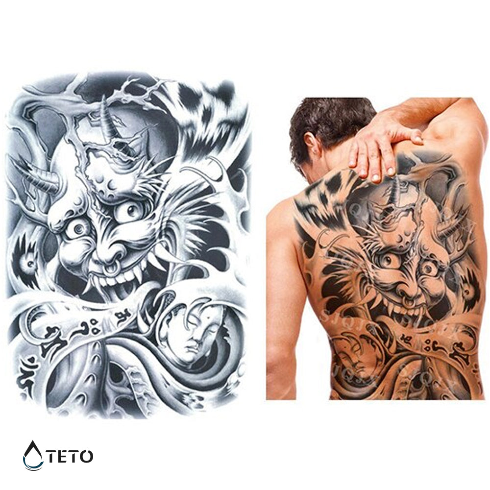Demonio chino - TETO - Tatuajes Temporales