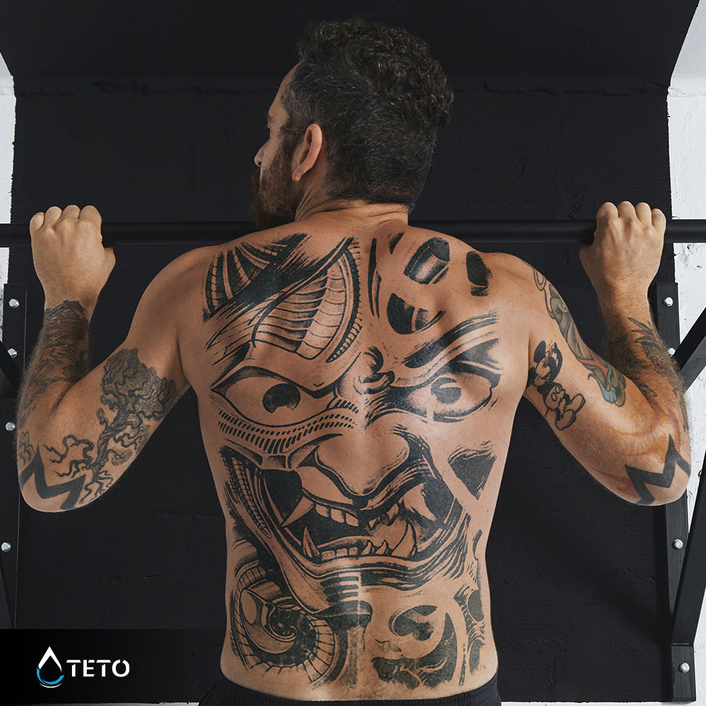 Rostro de demonio - TETO - Tatuajes Temporales