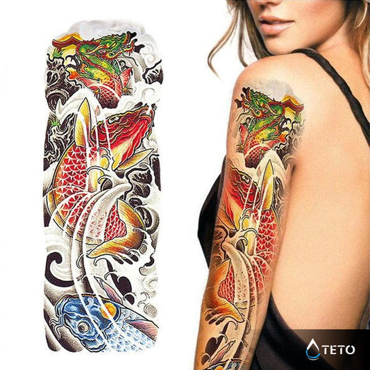 Pez dragón - Tatuajes Temporales TETO