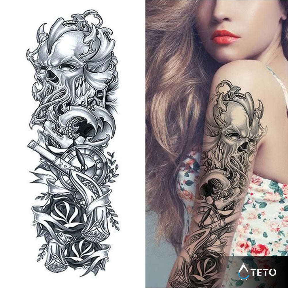 El espíritu de un guerrero - Tatuajes Temporales TETO