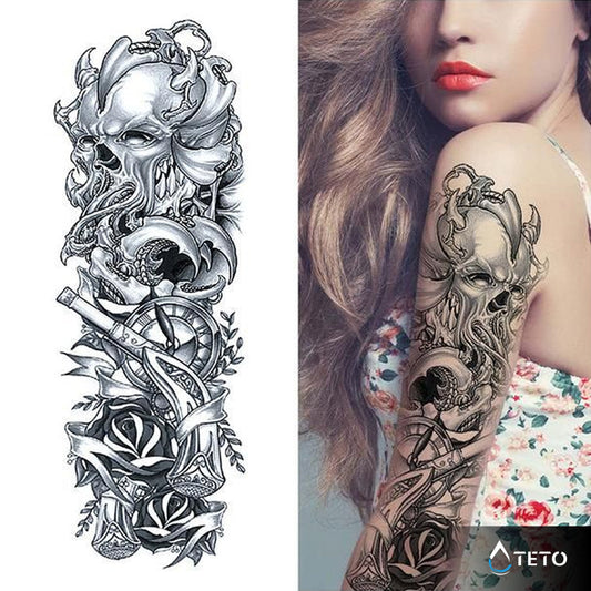 El espíritu de un guerrero - Tatuajes Temporales TETO