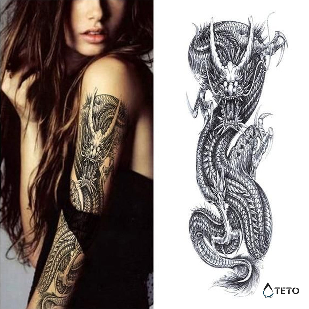 Dragón - Tatuajes Temporales TETO