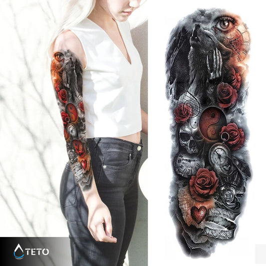 El bien y el mal - TETO - Tatuajes Temporales