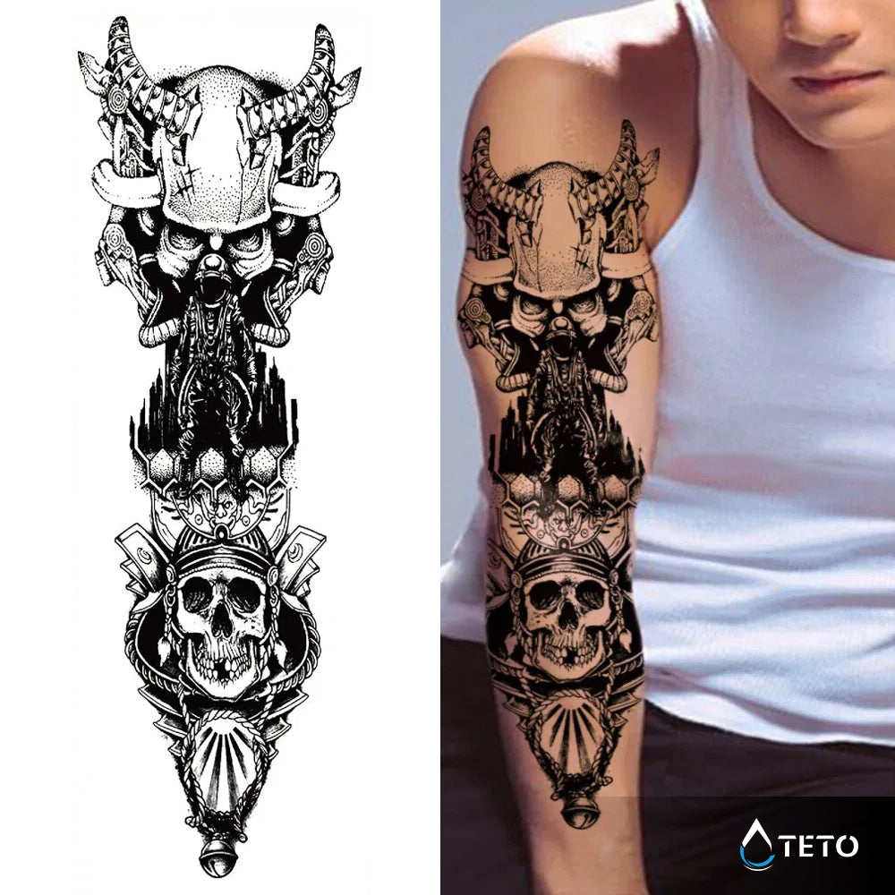 Vikingo - Tatuajes Temporales TETO