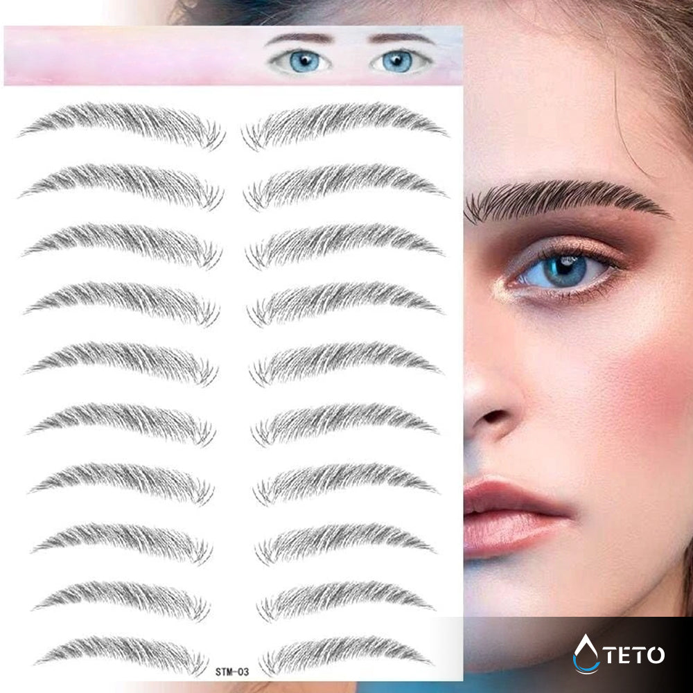 Ceja – Tipo K - TETO - Tatuajes Temporales