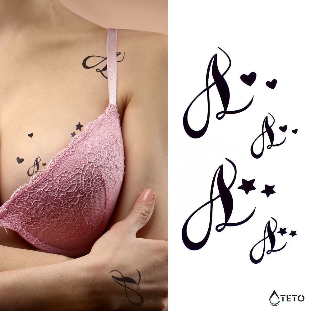 L de Love - set - TETO - Tatuajes Temporales