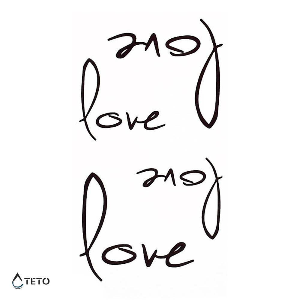 Amor - amor - Tatuajes Temporales TETO