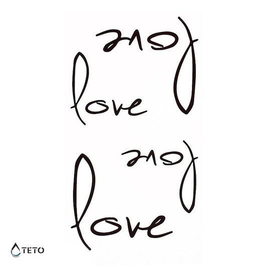 Amor - amor - Tatuajes Temporales TETO