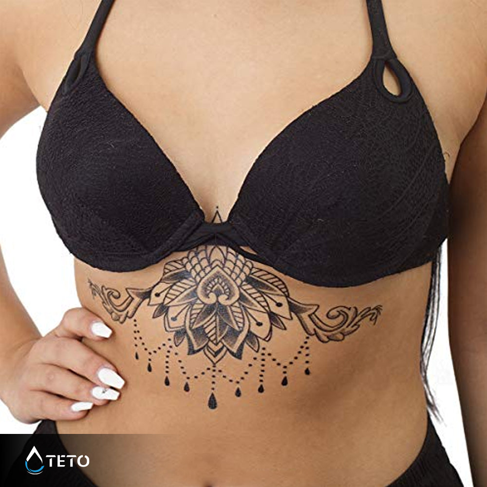 Mandala tipo I - set - TETO - Tatuajes Temporales