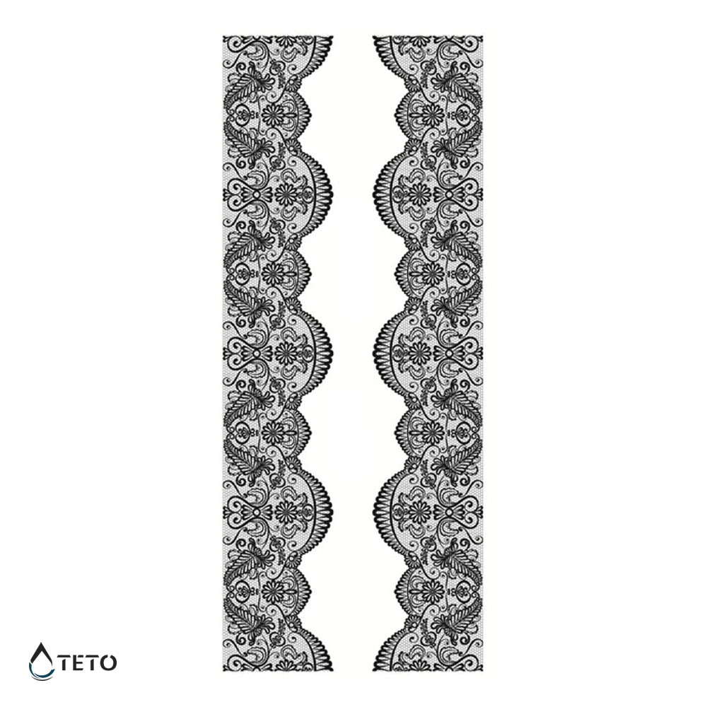 Liguero de encaje – set - Tipo C - TETO - Tatuajes Temporales