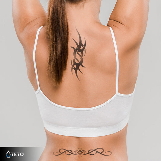 Cadena tribal – Semipermanente - TETO - Tatuajes Temporales