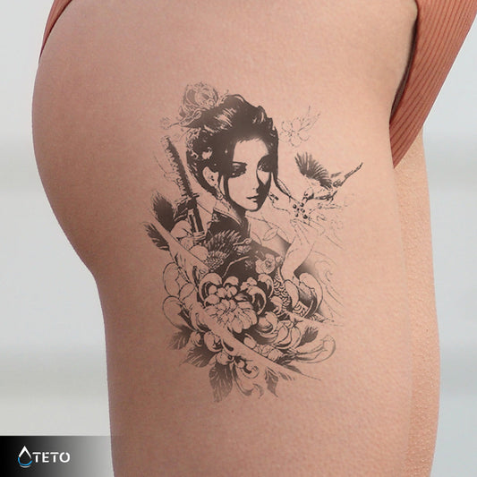 Mujer determinada – Semipermanente - TETO - Tatuajes Temporales
