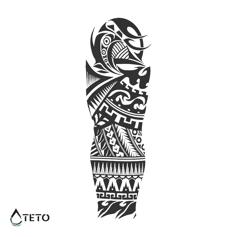 Tribal – Tipo A – Semipermanente - TETO - Tatuajes Temporales