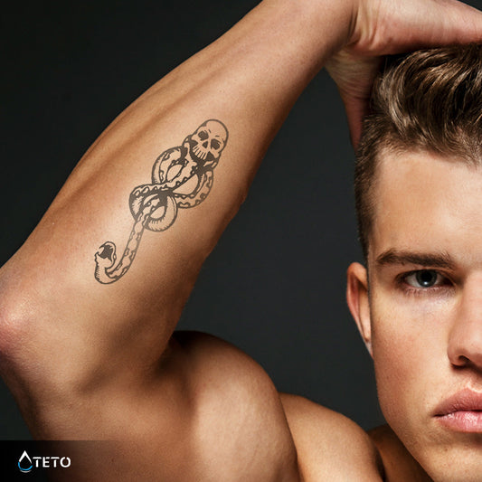 Mortífago - set – Semipermanente - TETO - Tatuajes Temporales