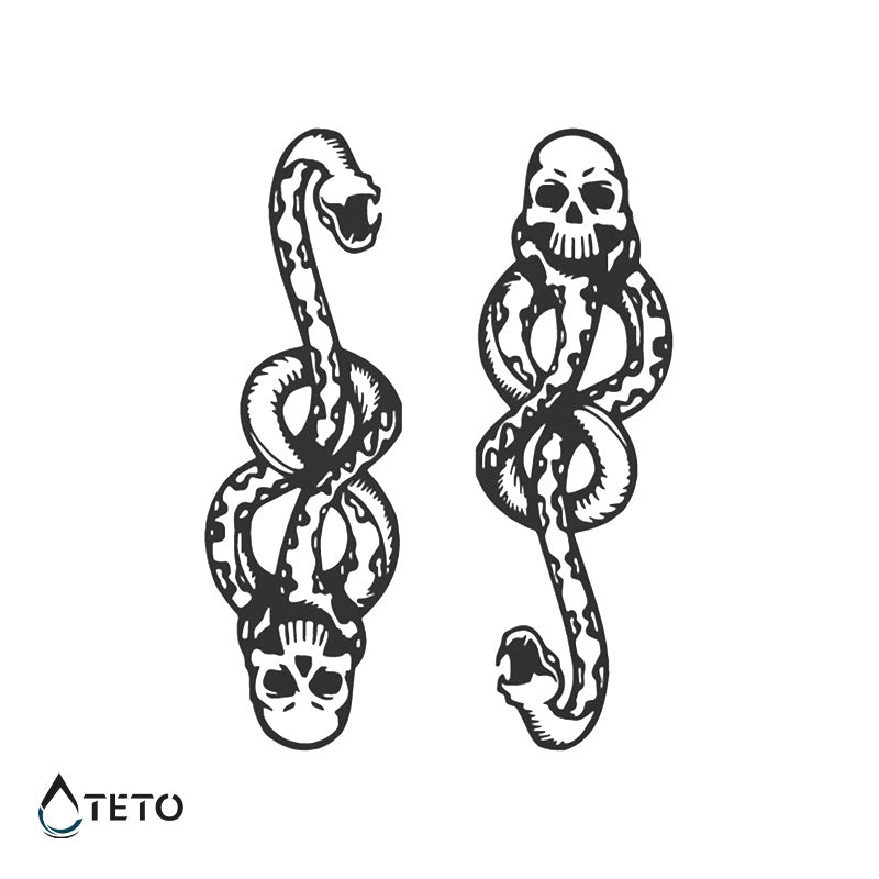 Mortífago - set – Semipermanente - TETO - Tatuajes Temporales