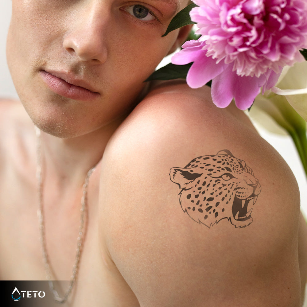 Leopardo - set – Semipermanente - TETO - Tatuajes Temporales