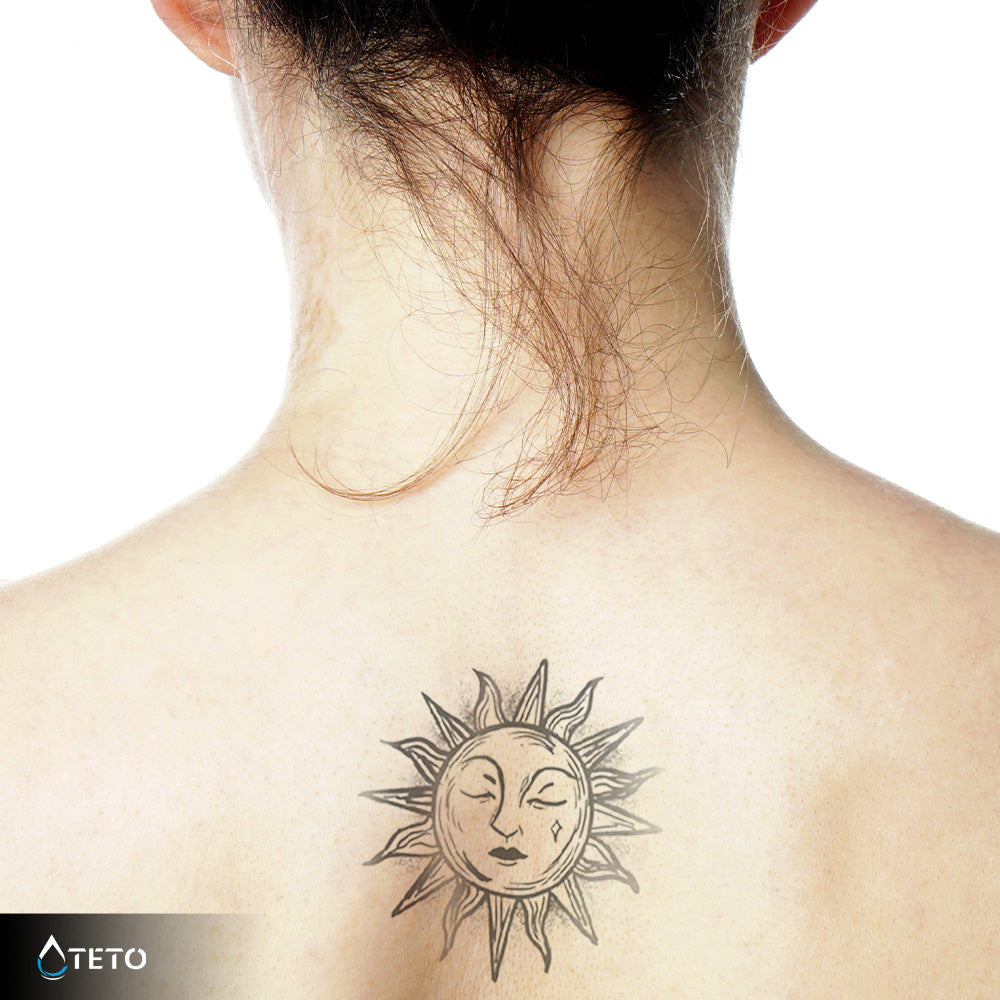 Sol triste – Semipermanente - TETO - Tatuajes Temporales