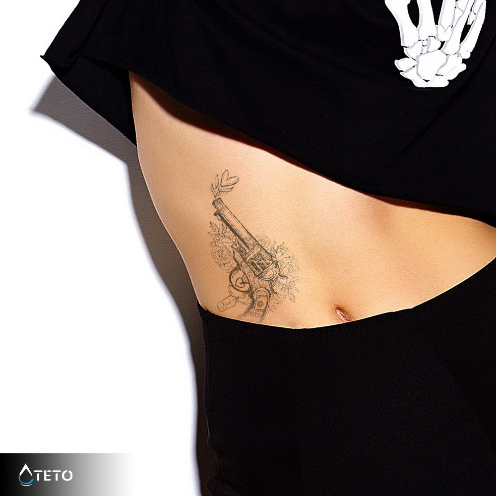 Dispara amor – Semipermanente - TETO - Tatuajes Temporales