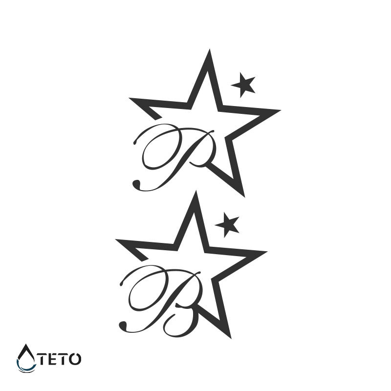 Estrellas – Semipermanente - TETO - Tatuajes Temporales