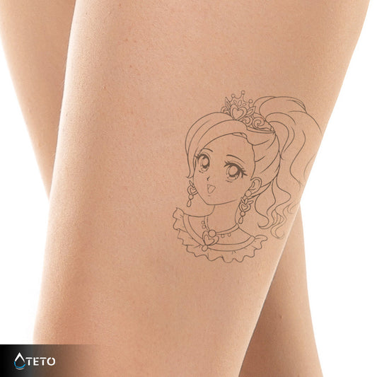 Princesa – Semipermanente - TETO - Tatuajes Temporales