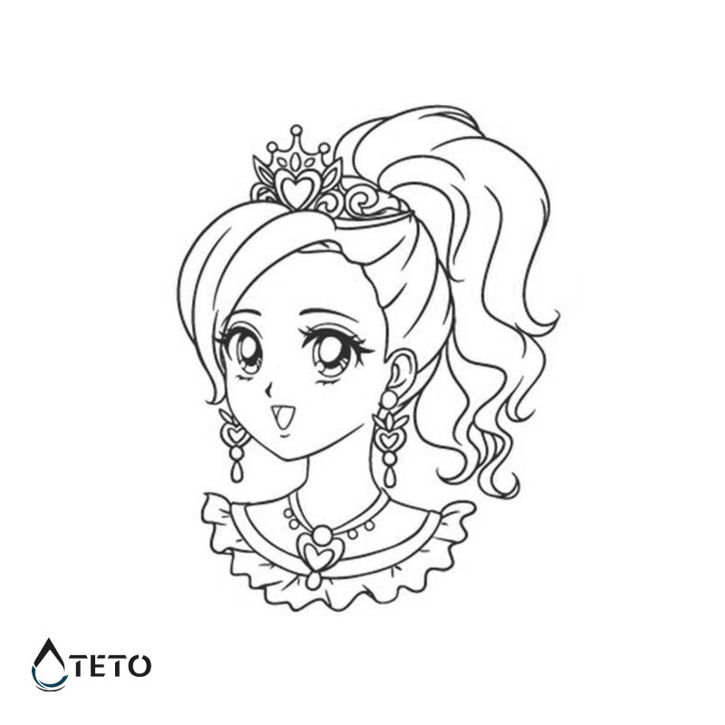 Princesa – Semipermanente - TETO - Tatuajes Temporales