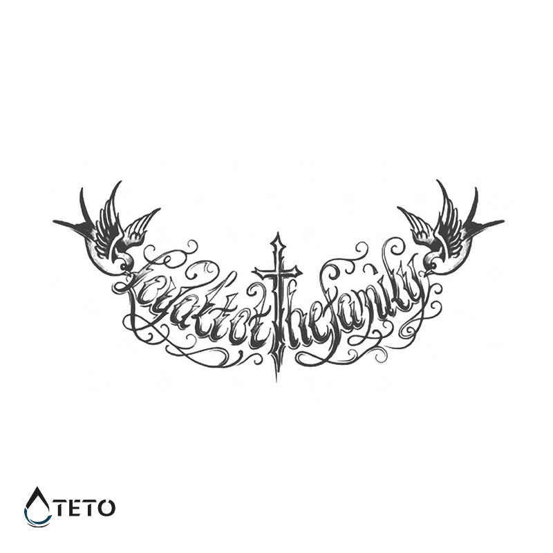 Leal a la familia – Semipermanente - TETO - Tatuajes Temporales