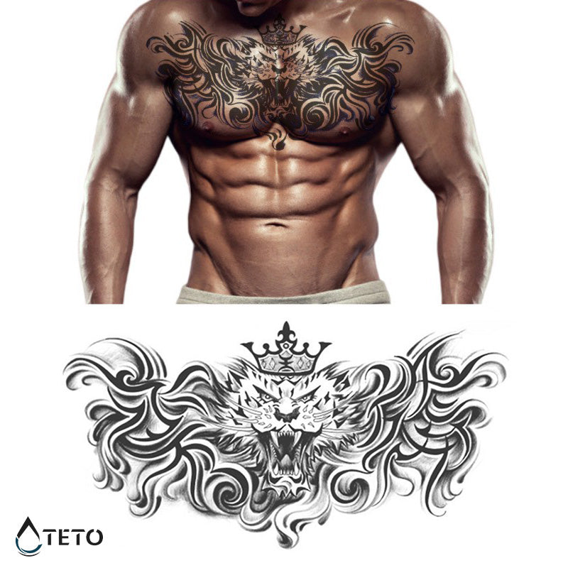 El rey de la selva – Semipermanente - TETO - Tatuajes Temporales