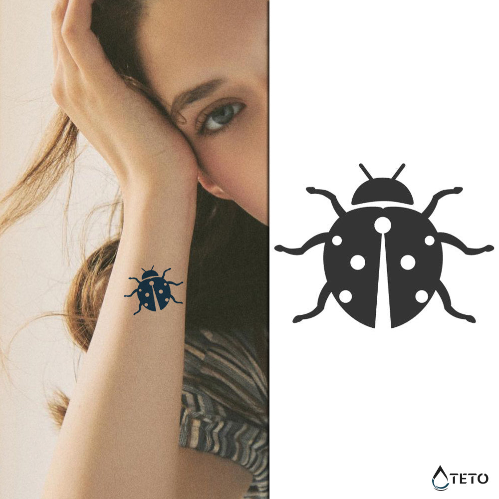 Mariquita – Semipermanente - Tatuajes Temporales TETO