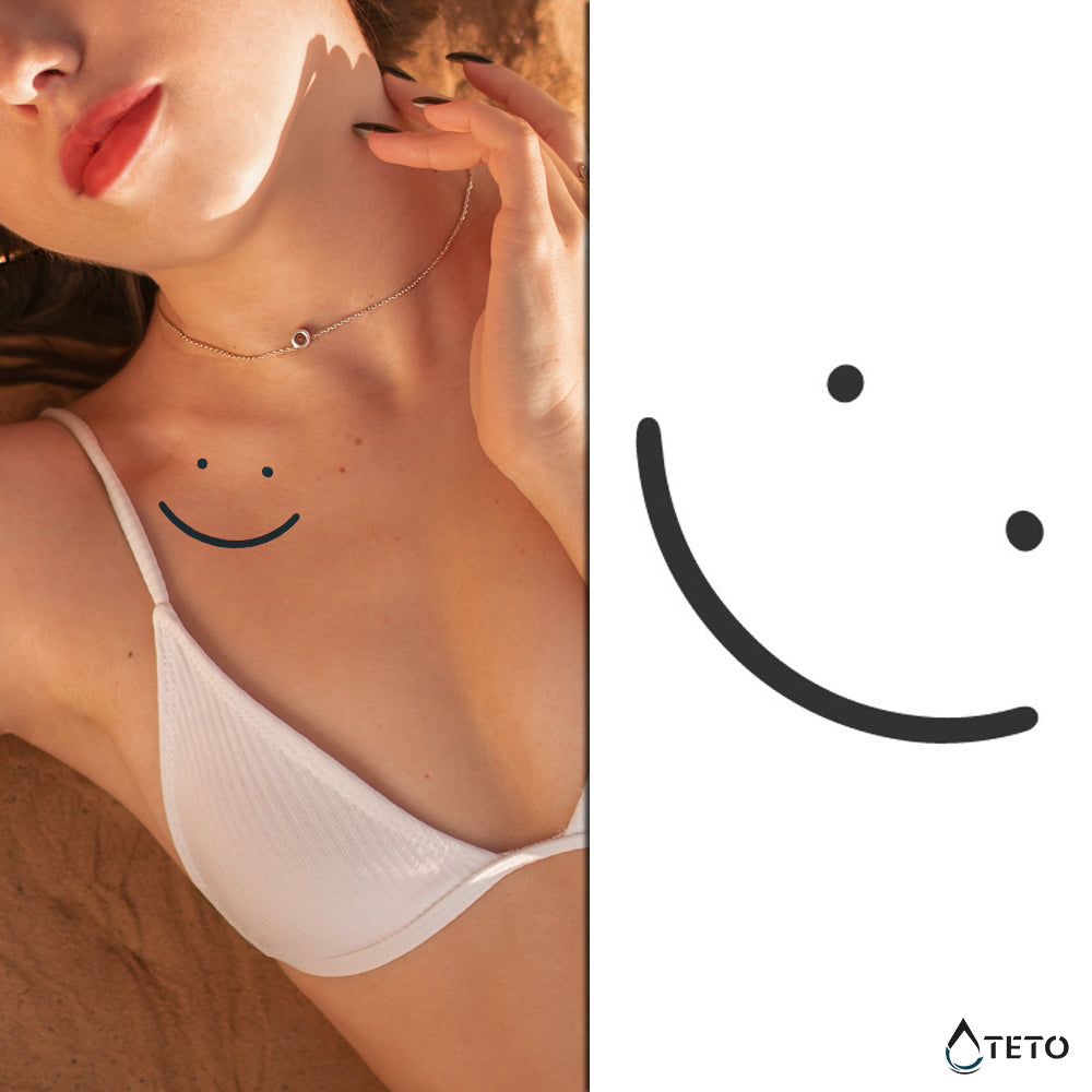 Sonrisa – Semipermanente - Tatuajes Temporales TETO